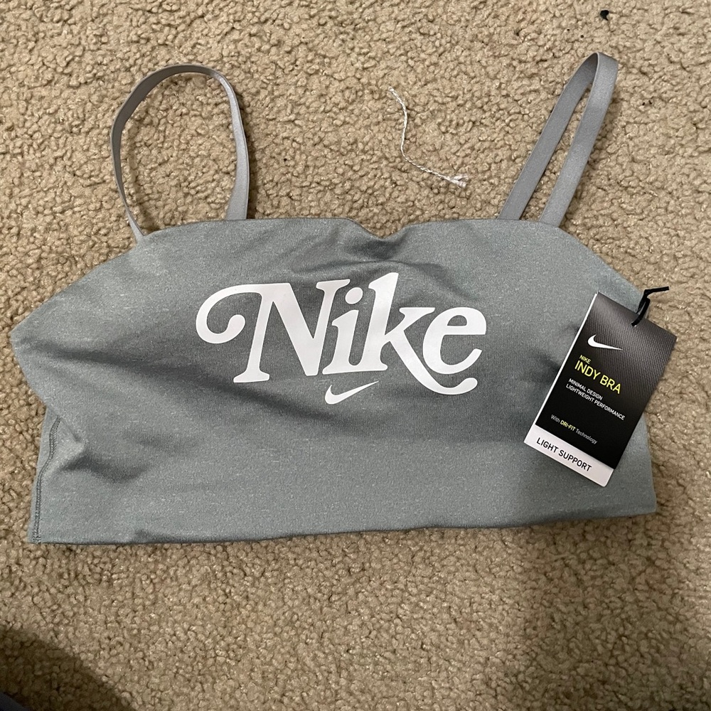Nike logo sports bra